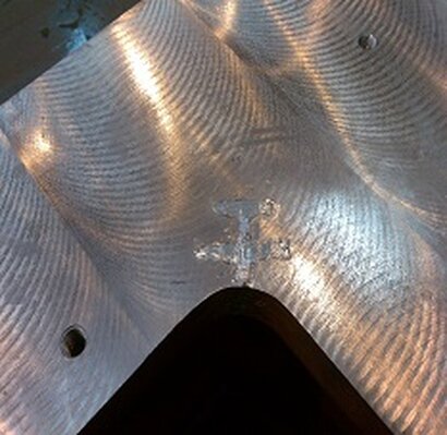 Riegelverfahren Instandsetzung eines Spannungsrisses an einem Getriebegehäuse