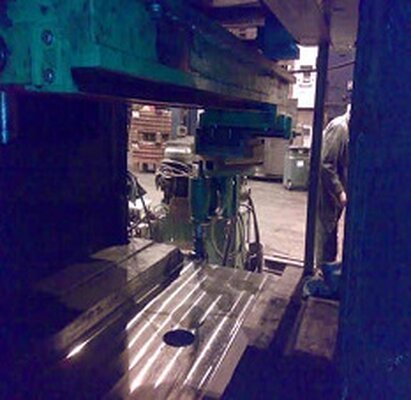 Fräsen Planfräsen eines Tisches